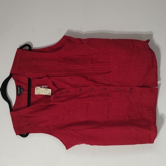 Avenue Sleeveless Button Down Top Size 22/24 - Picture 1 of 4